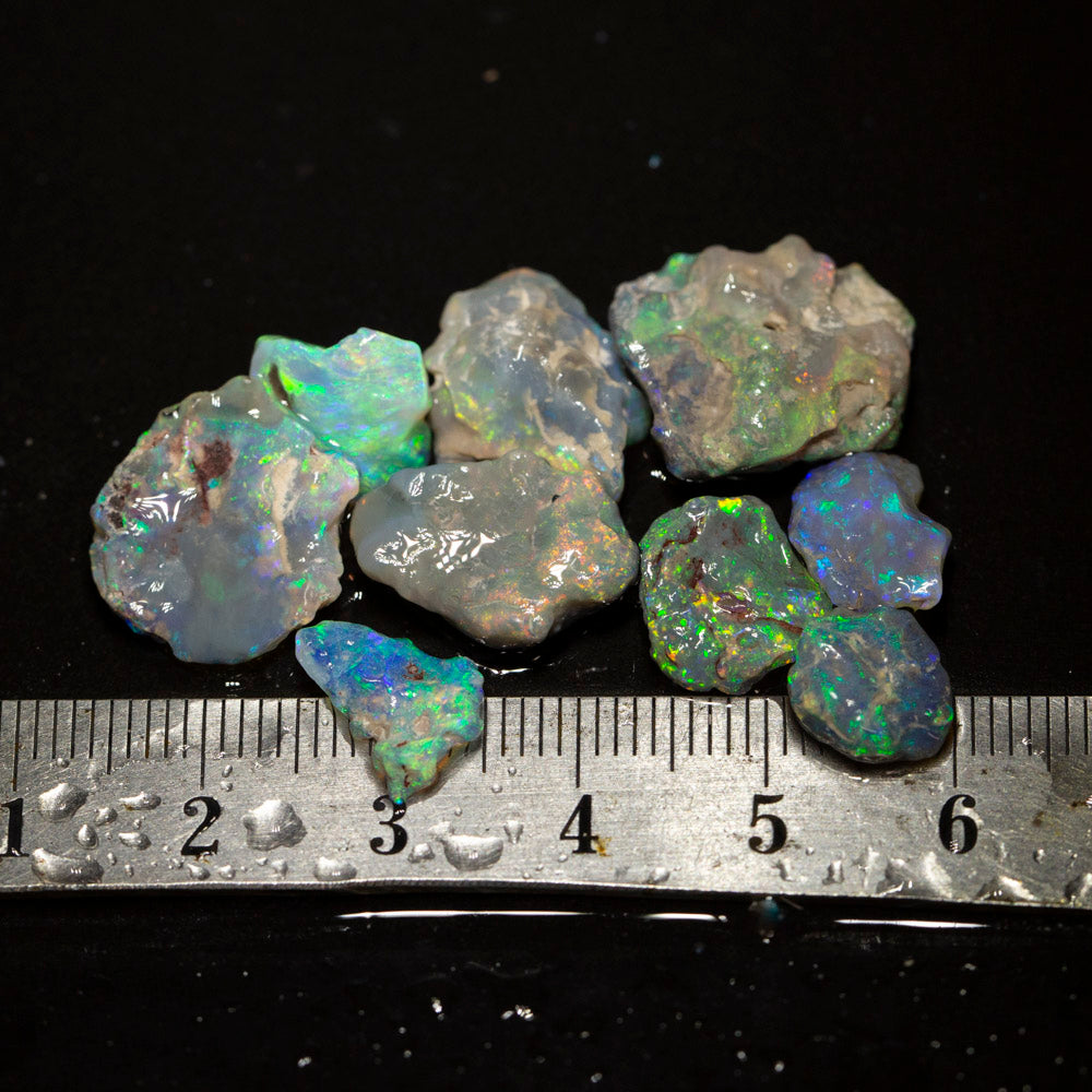 28 ct rough opal parcel 9pc