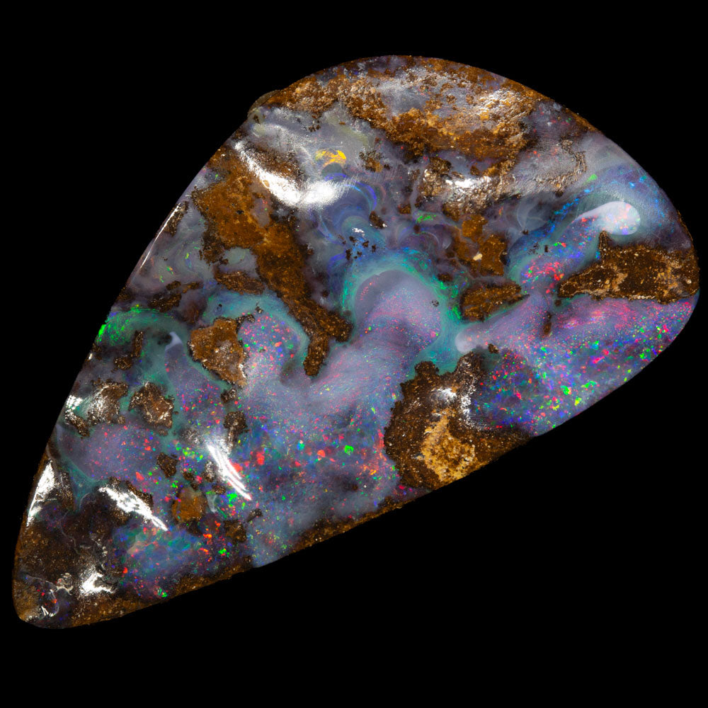 29.26 ct boulder opal 36x19.8x5.8mm