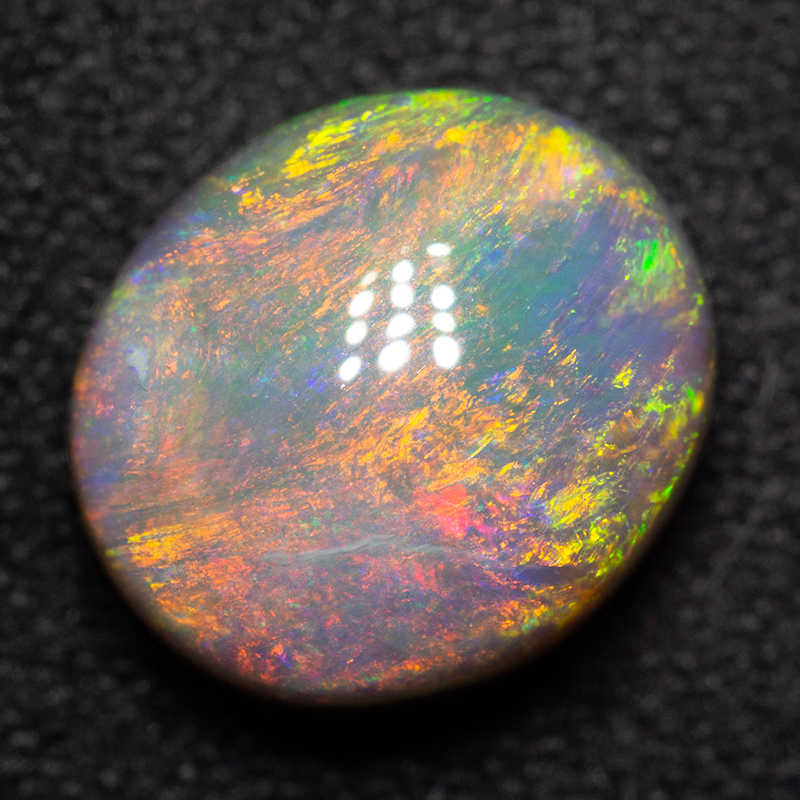 3.00 ct dark opal 10x8.5x5.5mm