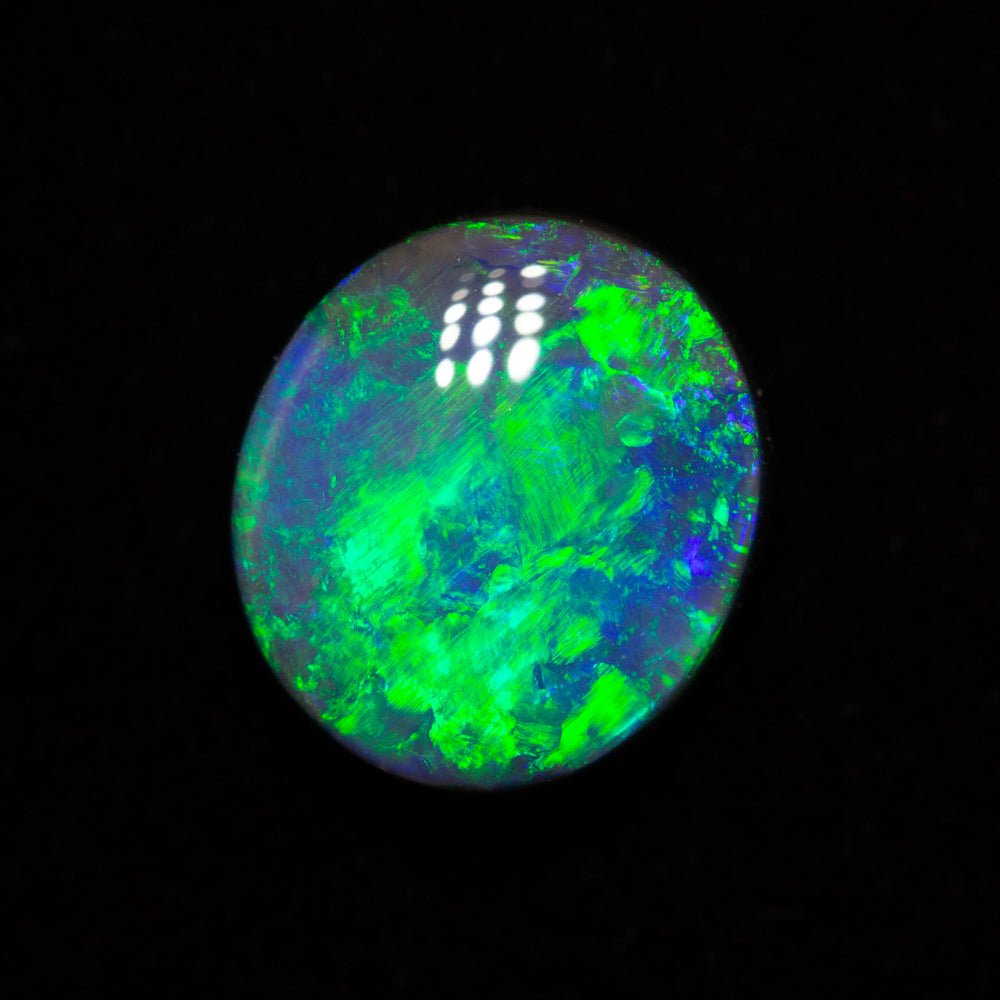 3.00 ct black opal 10.4x9.2x4.6mm