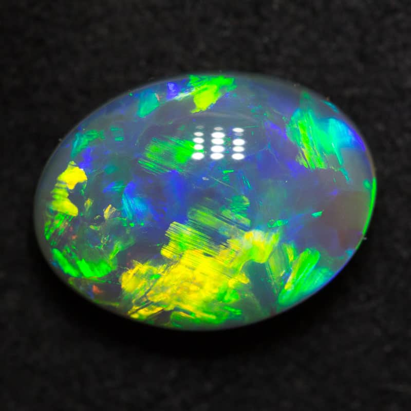 3.00 ct dark opal gem 11.1x8.4x5.4mm