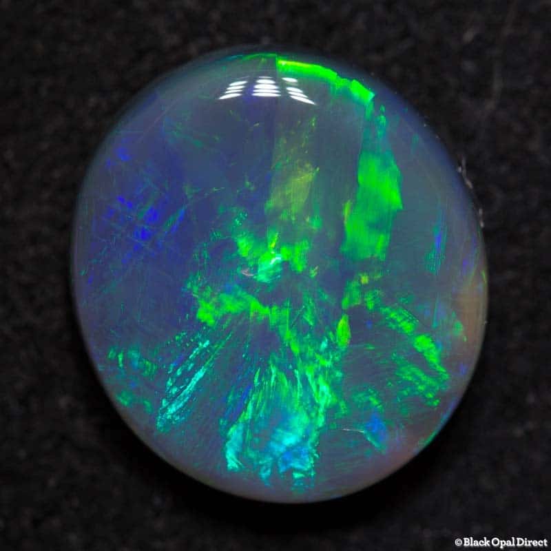 3.02 ct semi black opal 11x10x4mm
