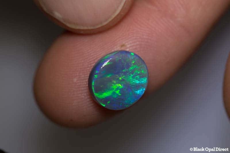 3.02 ct semi black opal 11x10x4mm