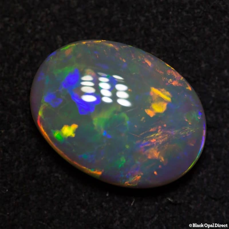 3.05 ct dark opal 12x9x4mm