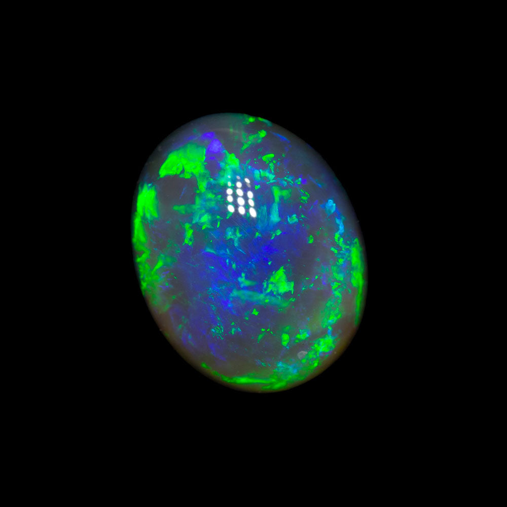 3.13 ct gem dark crystal opal 10.1x8x6.2mm