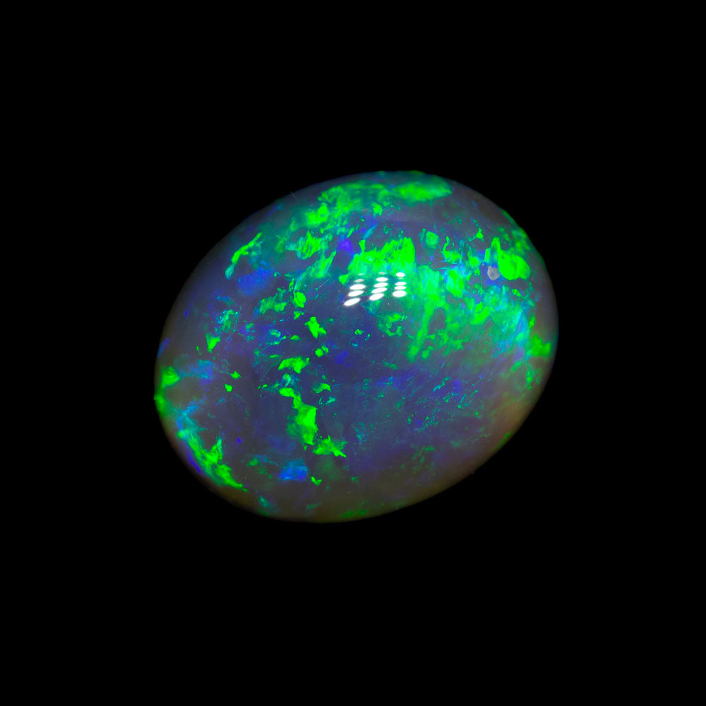 3.13 ct gem dark crystal opal 10.1x8x6.2mm