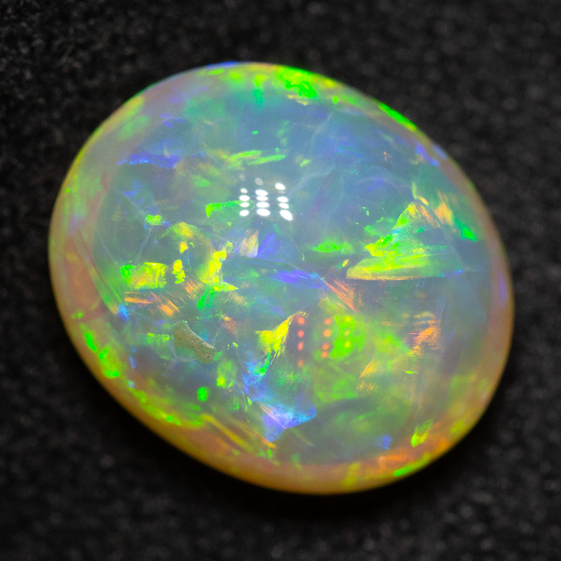3.14 ct gem crystal opal 10x8.3x6.2mm