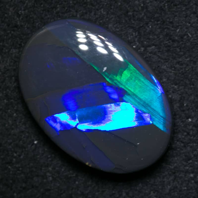 3.14 ct black opal 13x9x3.5mm