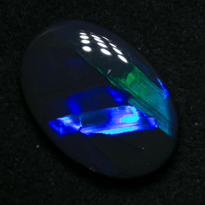 3.14 ct black opal 13x9x3.5mm
