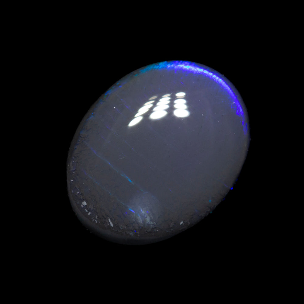3.15 ct black opal 12.5x9.9x4.1mm