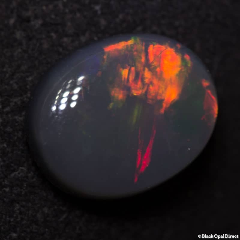 3.15 ct black opal 11x9x4mm
