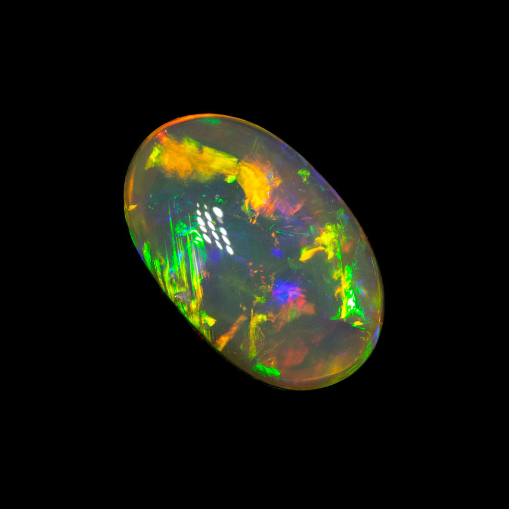 3.18 ct double-sided gem crystal opal 11.2x7.1x6.5mm