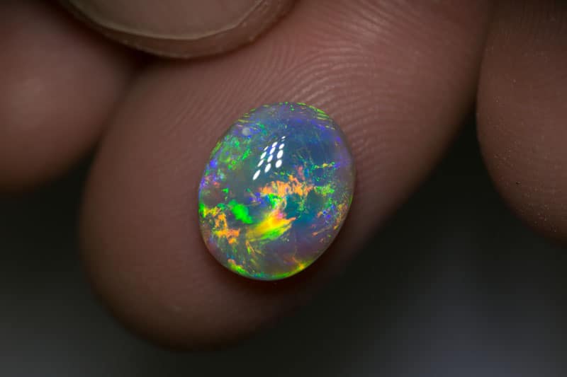 3.18 ct gem crystal opal 11.5x9.5x4.5mm