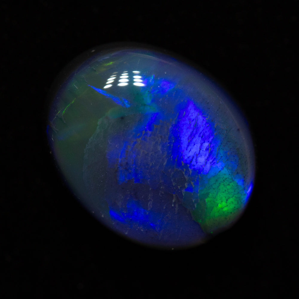 3.19 ct black opal 10.9x8.8x5mm