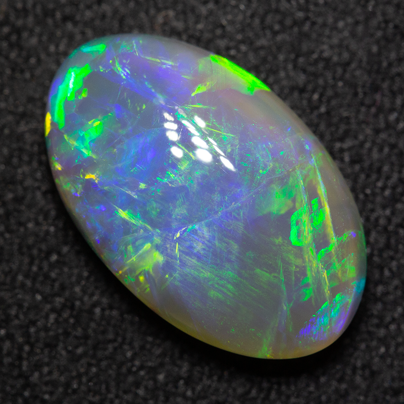 3.20 ct dark crystal opal 13.6x8.6x4.7mm