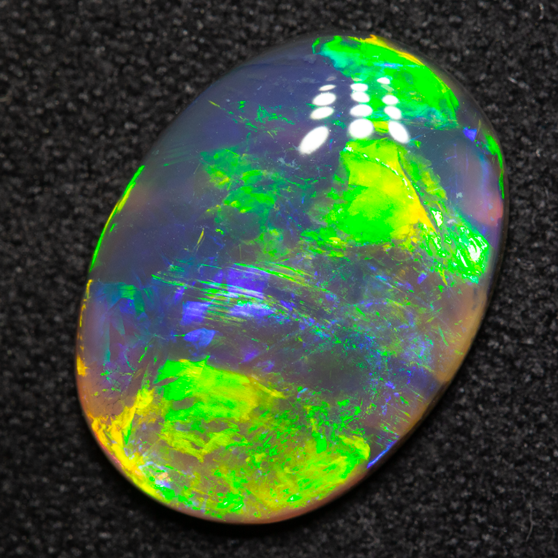 3.21 ct black opal 14.6x10.7x3mm
