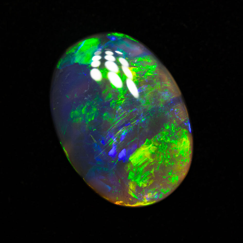 3.21 ct black opal 14.6x10.7x3mm