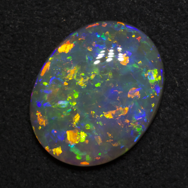 3.24 ct gem crystal opal 13.3x10.7x3.6mm