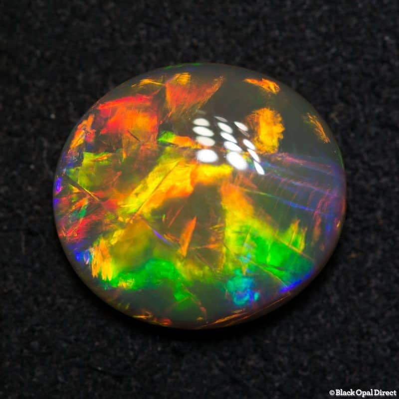 3.25 ct gem double sided crystal opal 12x11x4mm