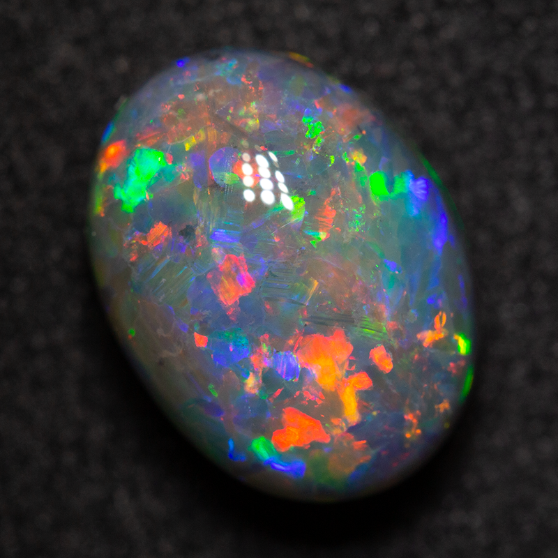 3.26 ct black opal 10.5x8x6.3mm