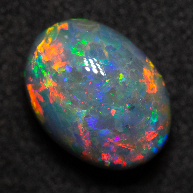 3.26 ct black opal 10.5x8x6.3mm