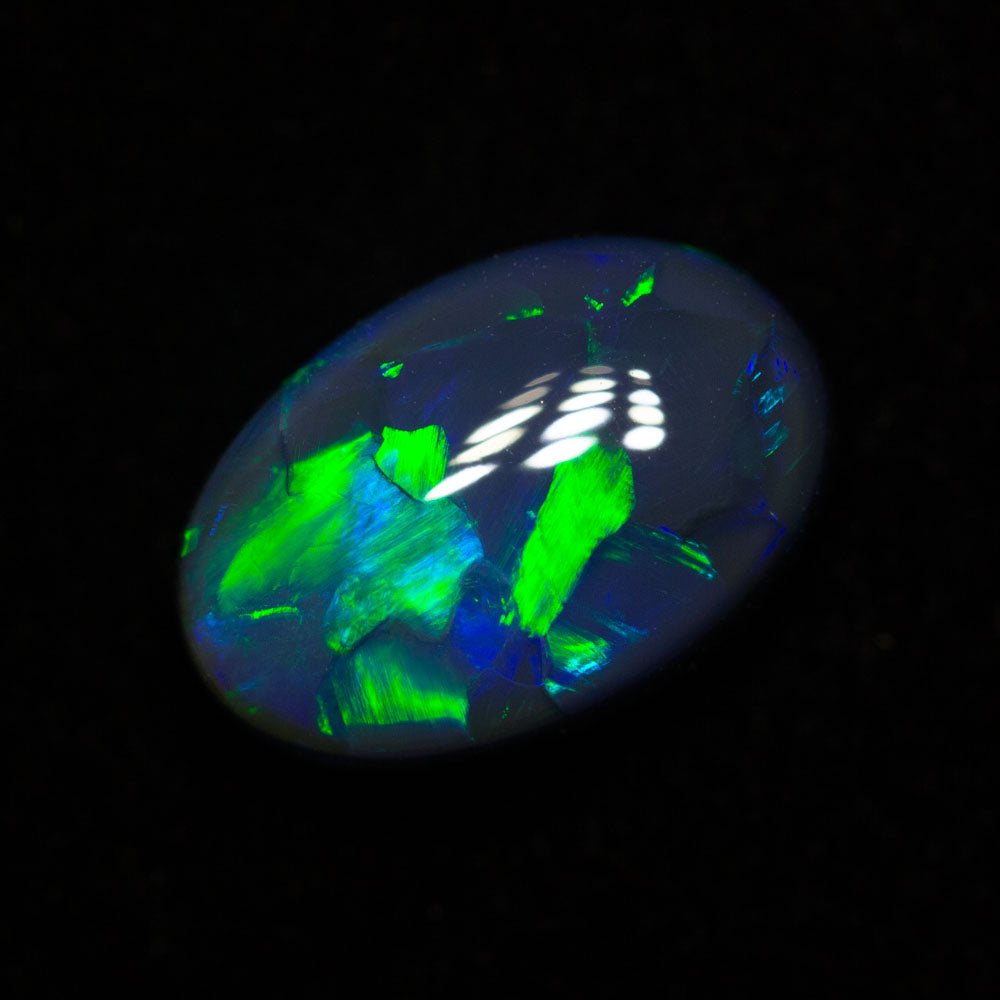 3.26 ct black opal 12x8x5mm