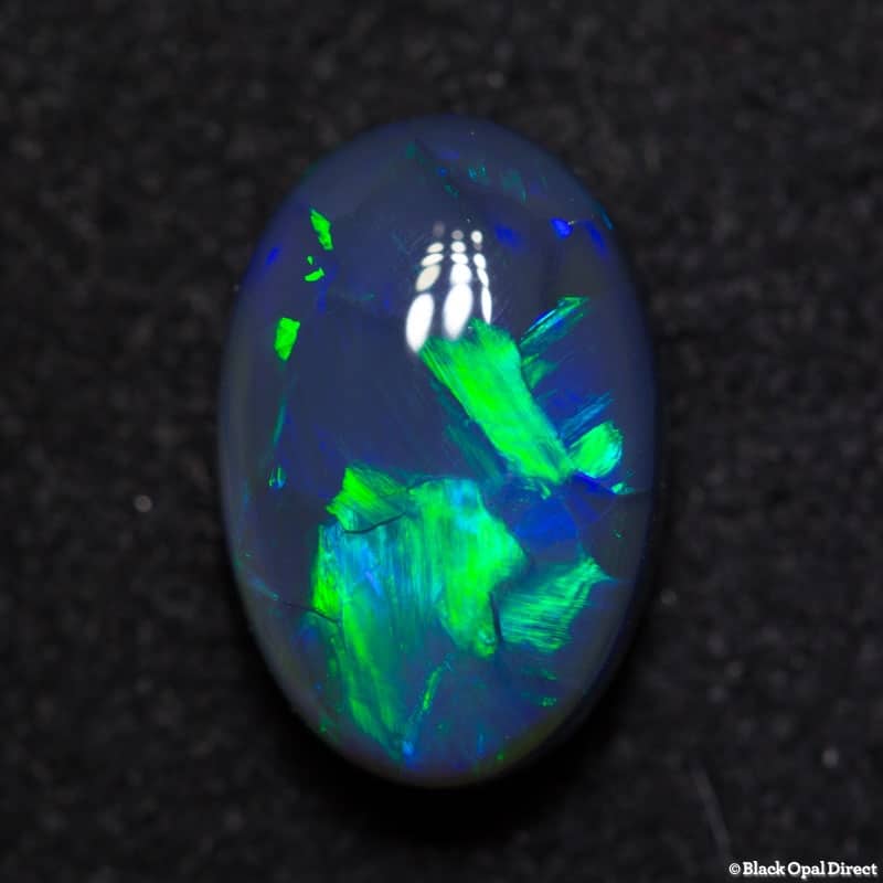 3.26 ct black opal 12x8x5mm