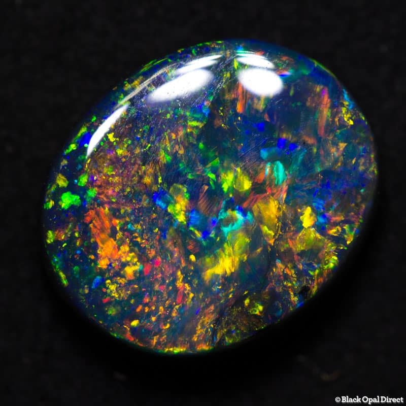 3.28ct black opal gem3