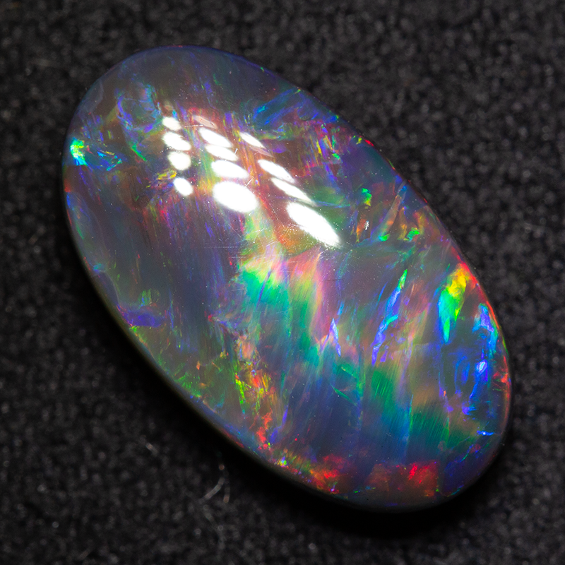 3.31 ct black opal 14.1x8.1x4.4mm