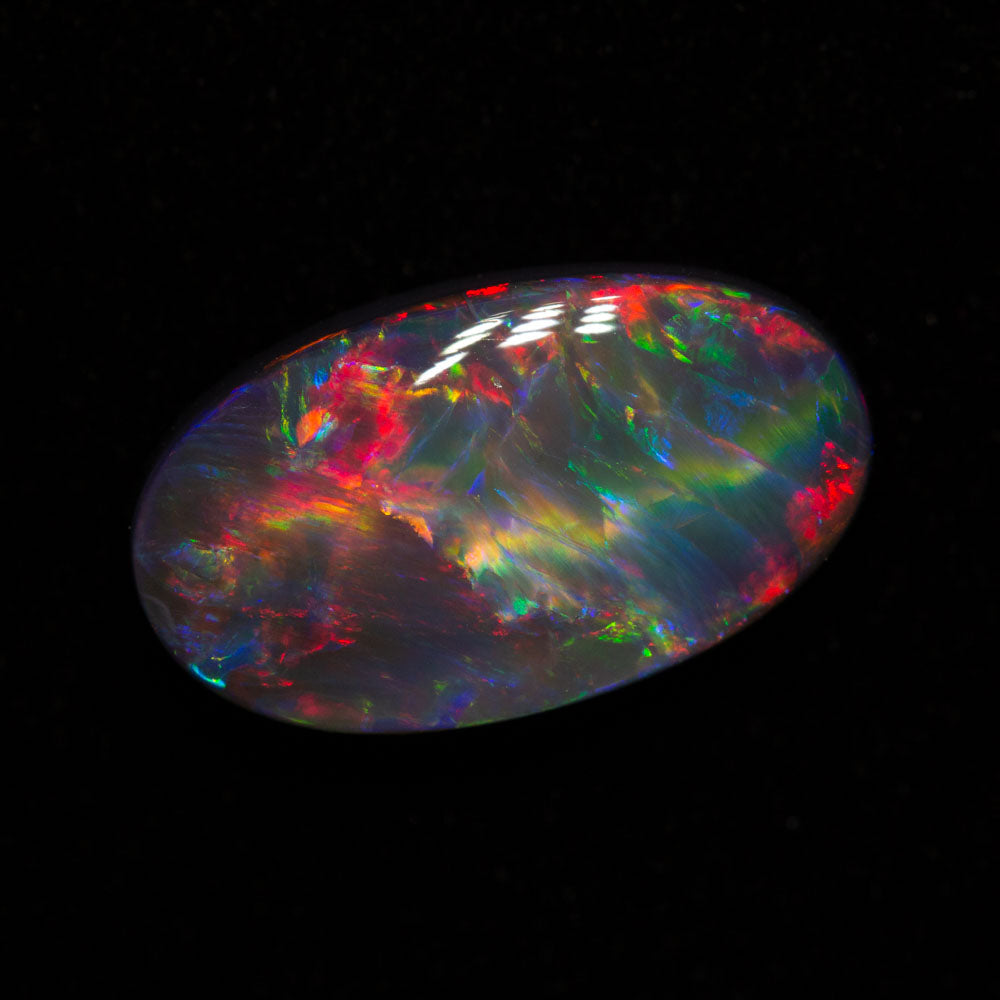 3.31 ct black opal 14.1x8.1x4.4mm