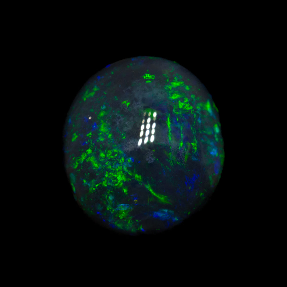 3.37 ct black opal 10.5x9.6x5.6mm