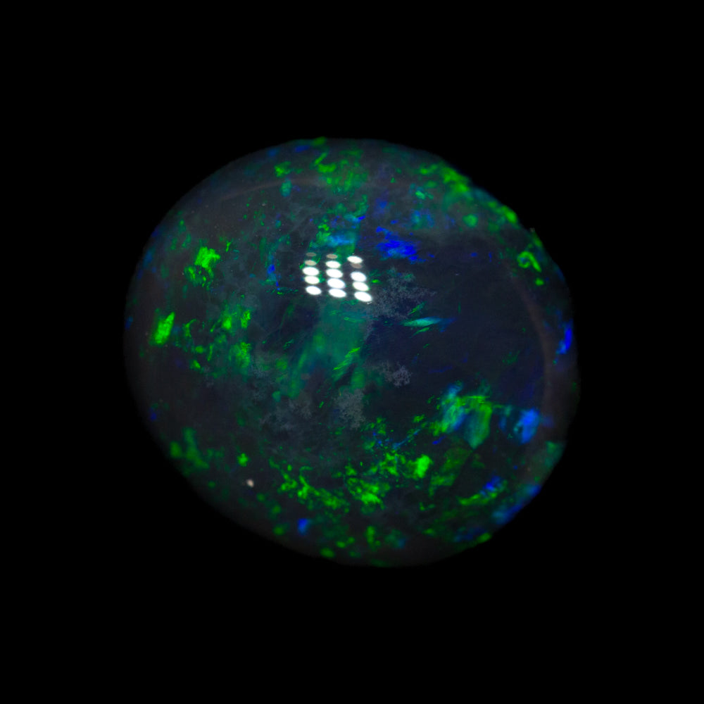 3.37 ct black opal 10.5x9.6x5.6mm