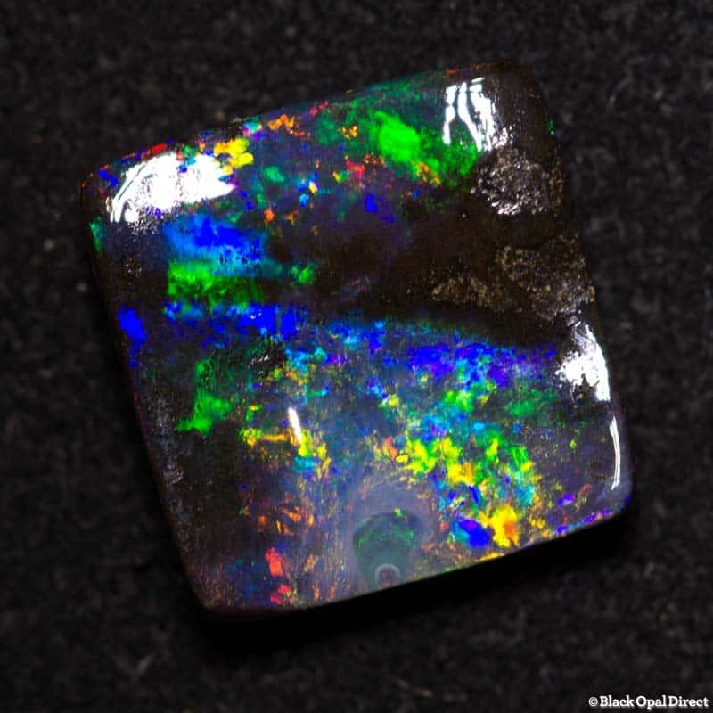 3.37 ct boulder opal square 10x10x3mm