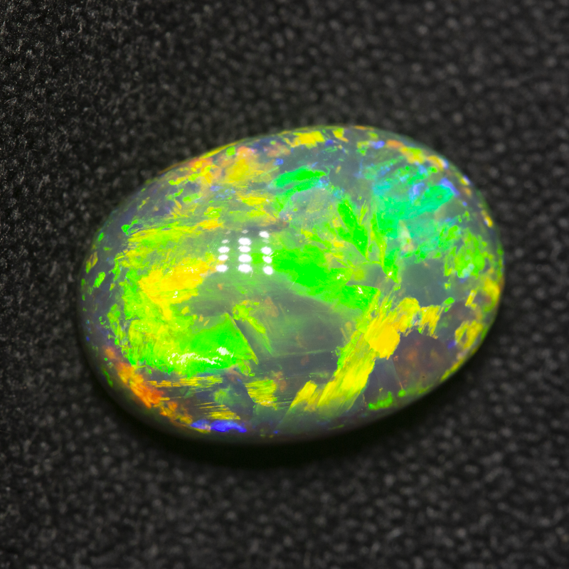3.40 ct dark crystal opal 12x8.5x5.1mm