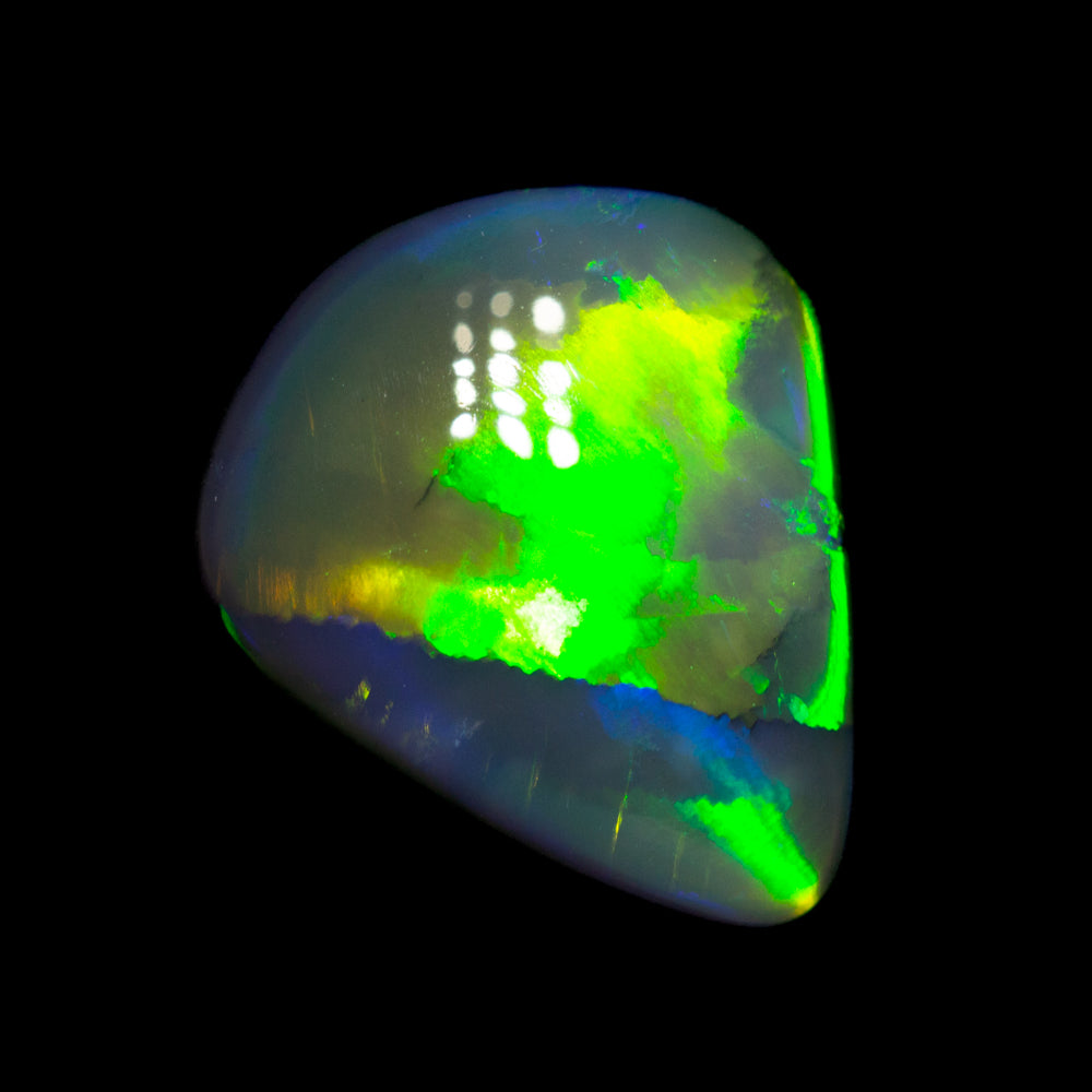 3.41 ct gem black opal 12.4x10.4x4.4mm