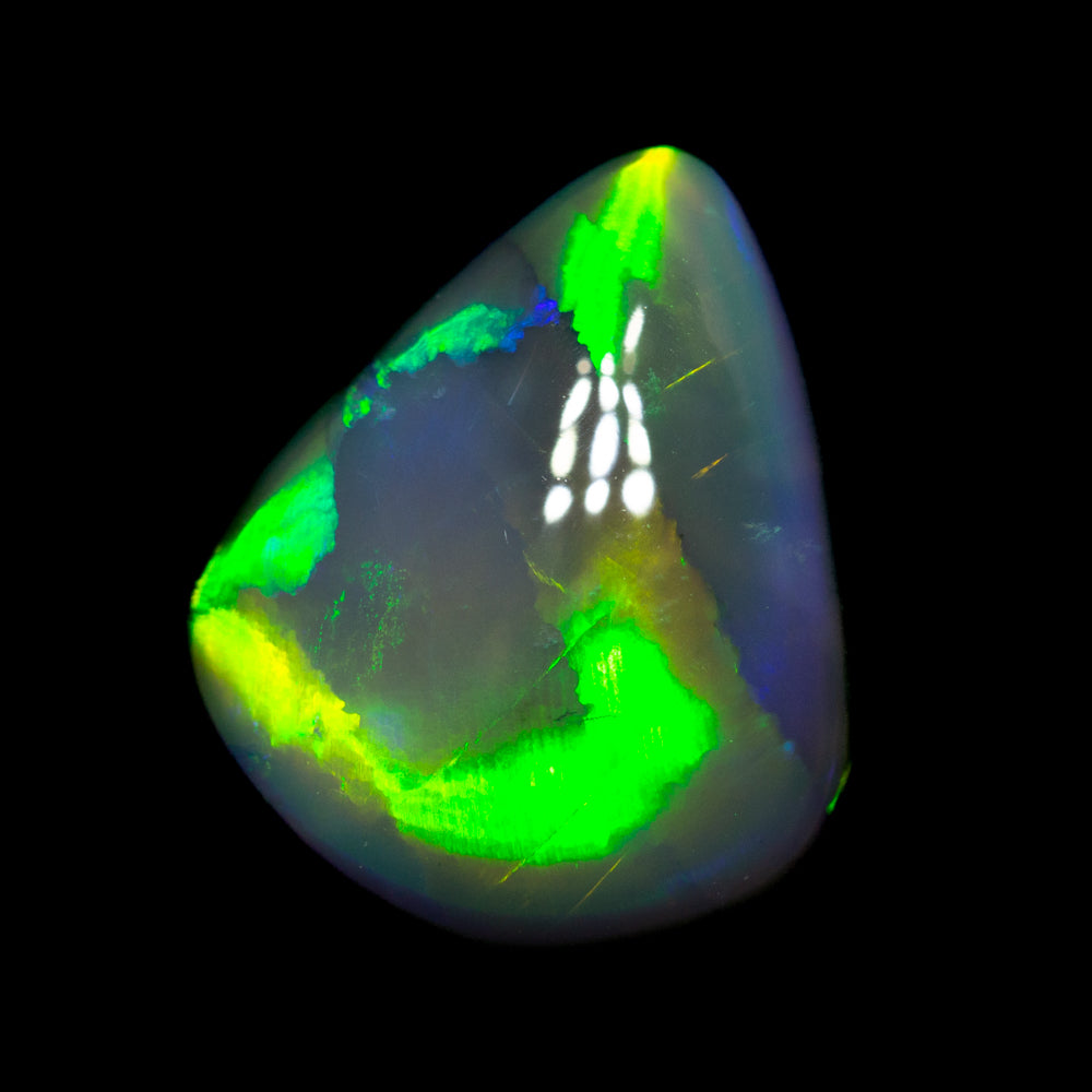 3.41 ct gem black opal 12.4x10.4x4.4mm