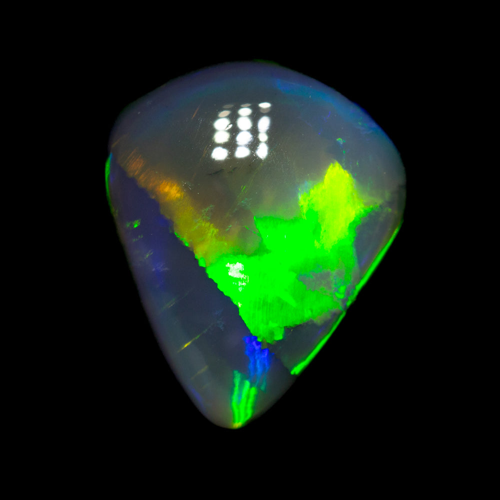 3.41 ct gem black opal 12.4x10.4x4.4mm