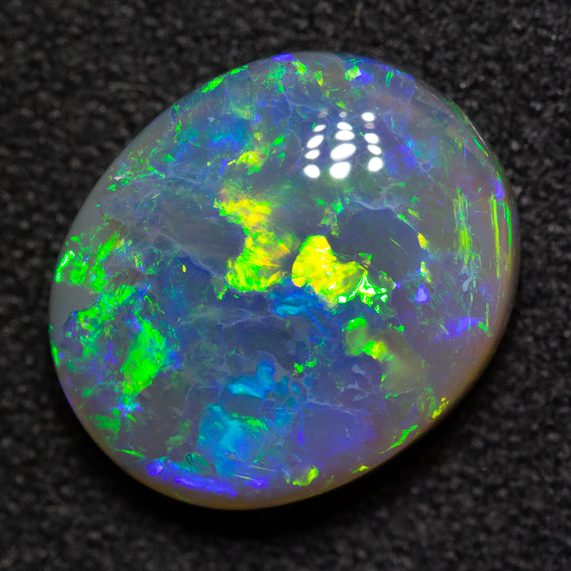 3.42 ct black opal 11.8x10x4.6mm