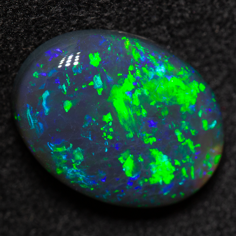 3.43 ct black opal 12.4x9.4x4.5mm