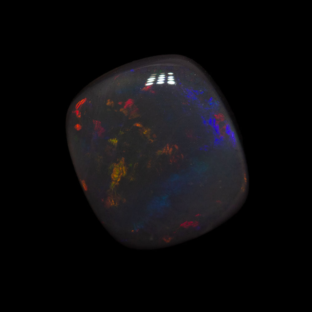 3.44 ct black opal 11.1x9.9x4.2mm