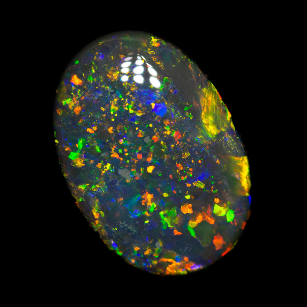 3.46 ct black opal 12.4x8.9x4.7mm