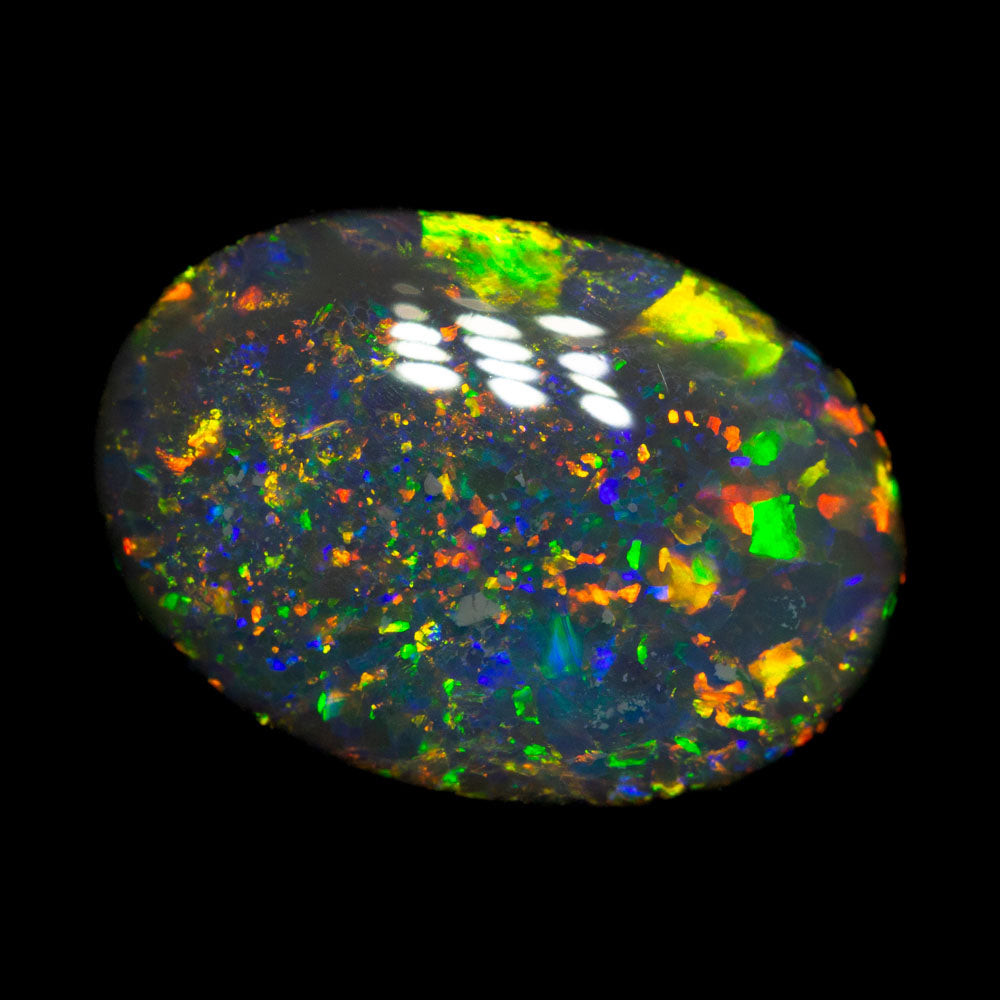 3.46 ct black opal 12.4x8.9x4.7mm
