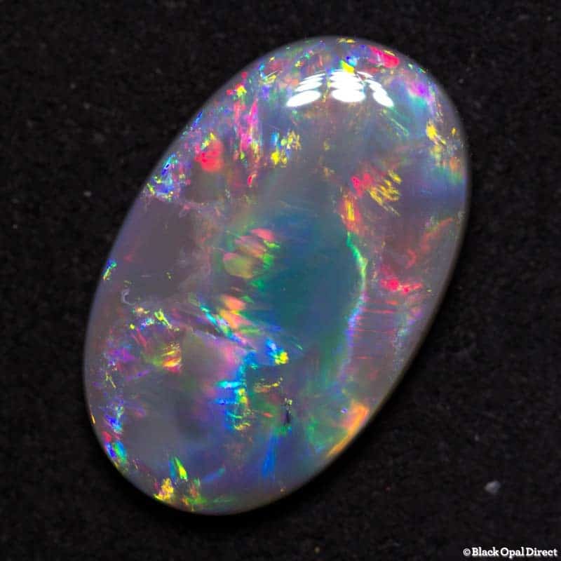 3.46 ct semi black opal 15x9.5x3mm
