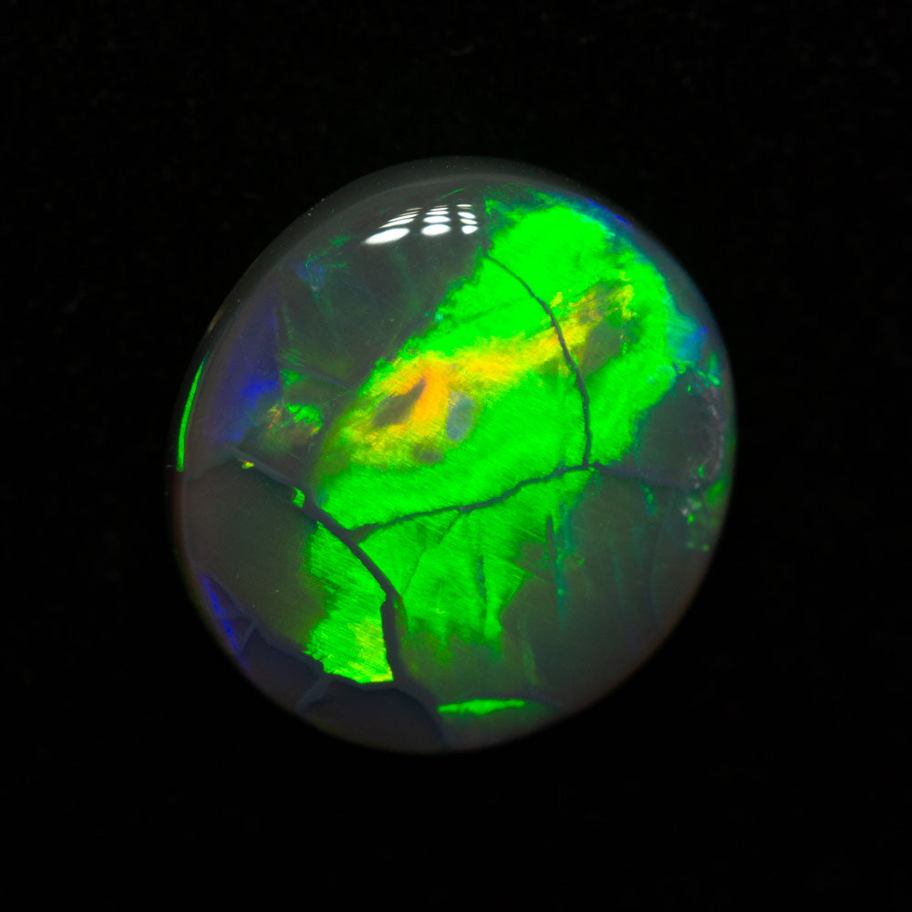 3.48 ct black opal 12x11.2x4.1mm