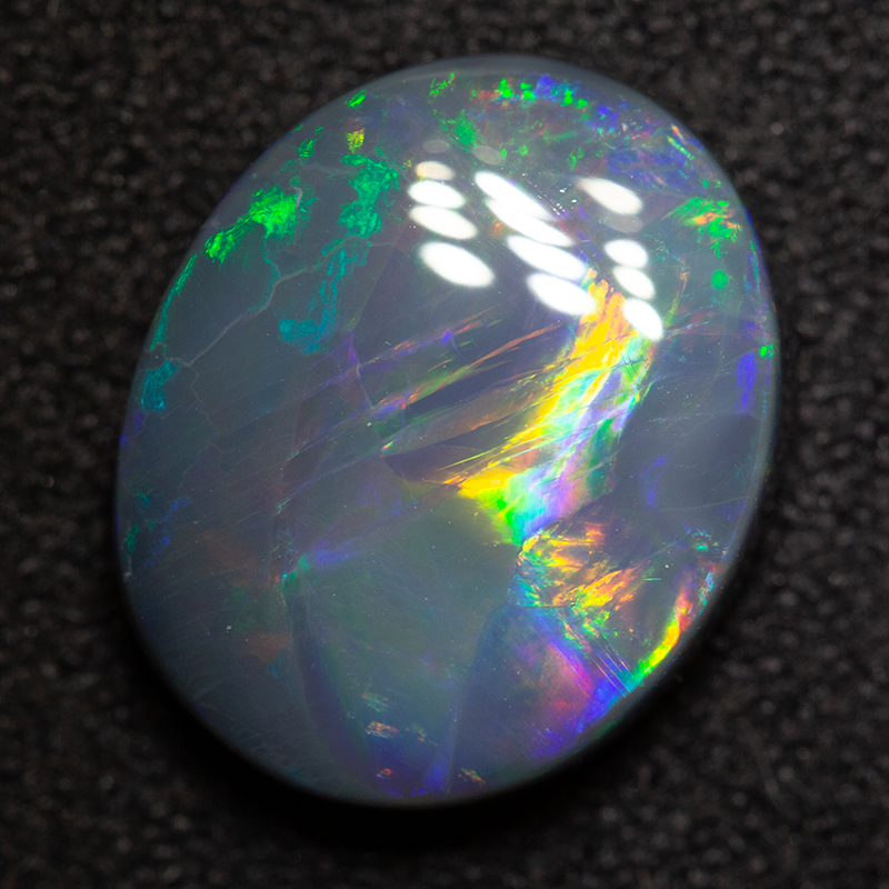 3.59 ct black opal 12.6x10.4x4mm