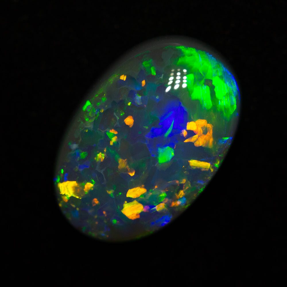 3.60 ct gem black opal 13.1x8.8x4.8mm