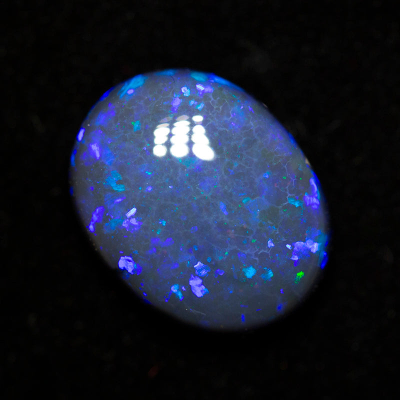 3.61 ct black opal 12.2x9.6x4.8mm