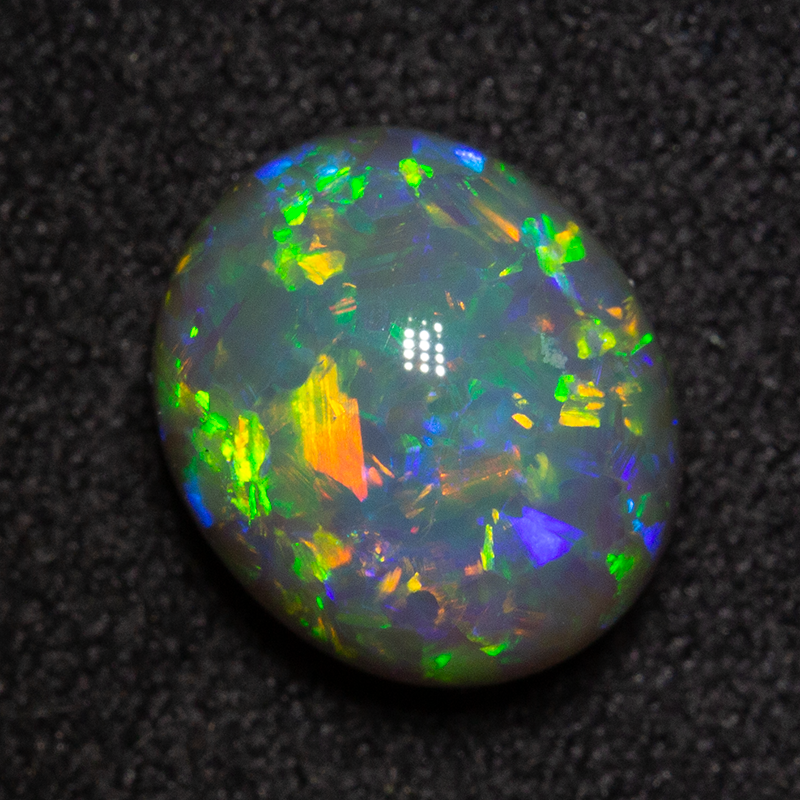 3.64 ct gem crystal opal 10.2x8.8x6.7mm