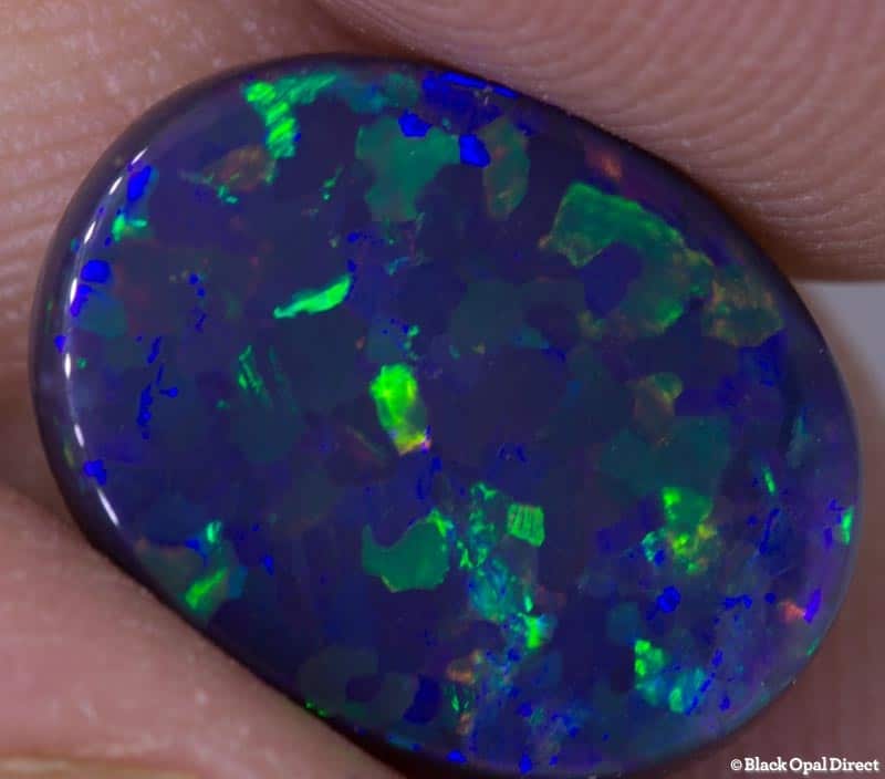 3.66 ct black opal 15x11.5x3mm