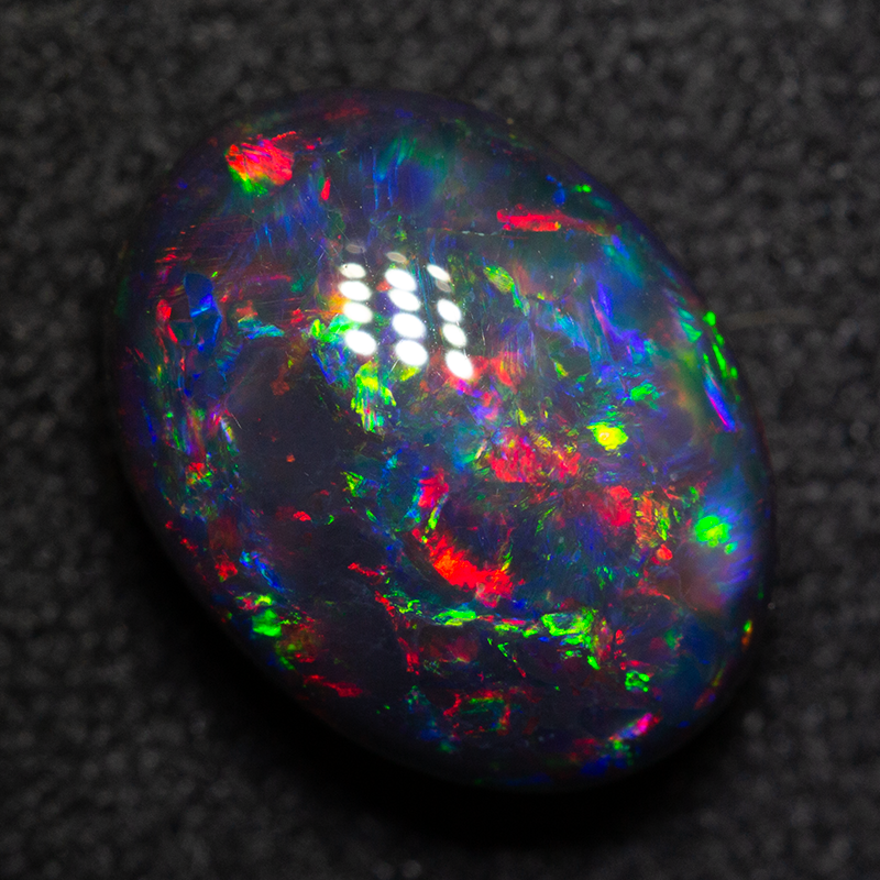 3.68 ct black opal 11.4x8.7x5.9mm